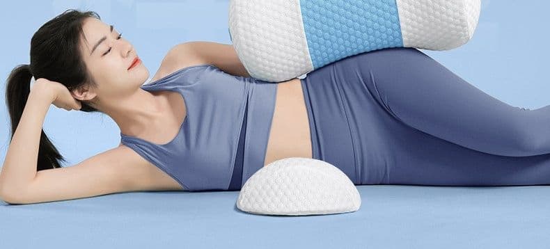 腰痛クッション 床用 腰椎サポート安眠枕