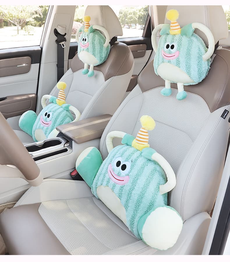 腰痛クッション 車用 かわいい動物型腰痛サポートクッション